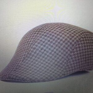 Varieties of classic/plaid-designed/wool-blend cap brand new.